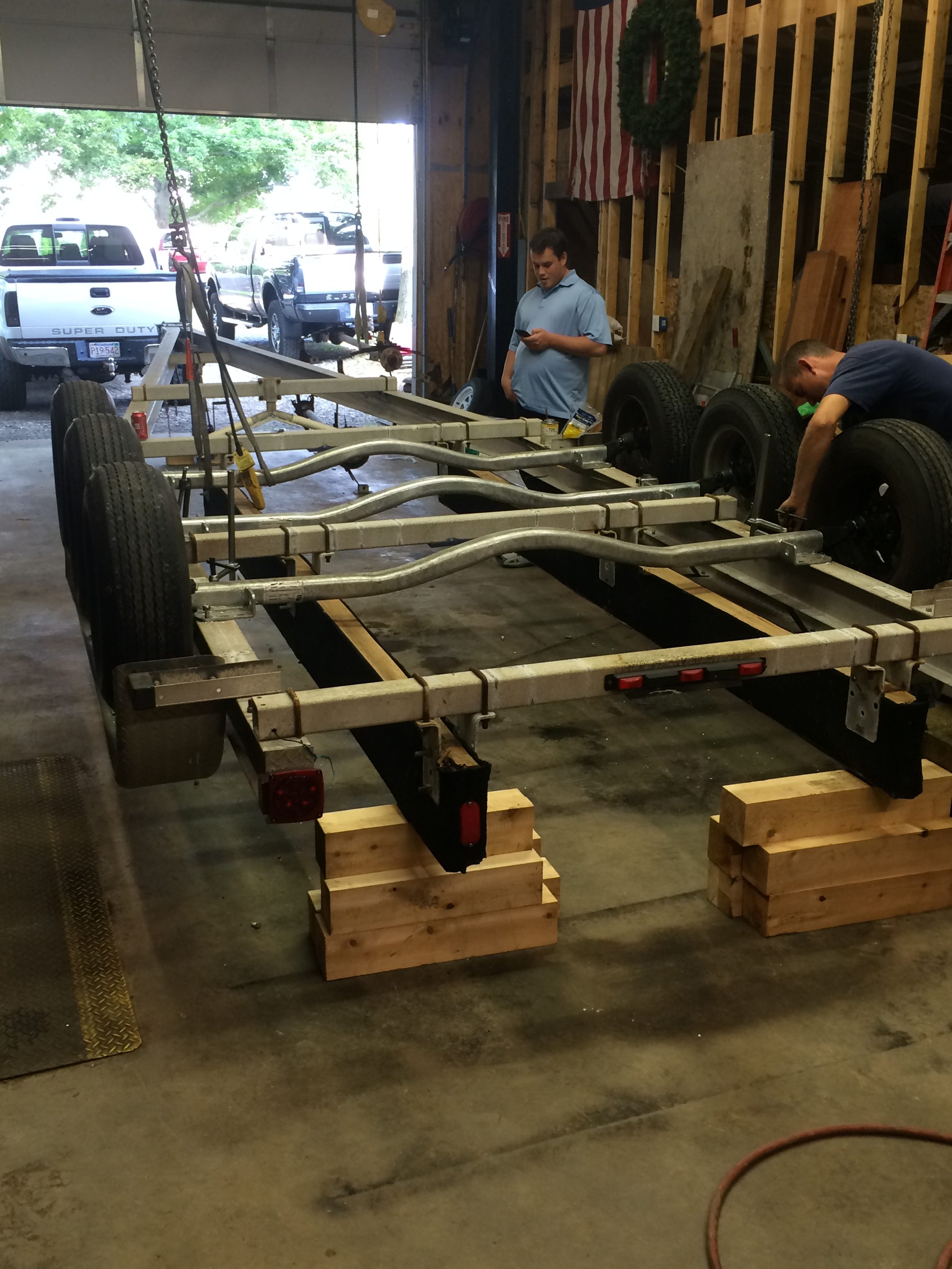 Trailer Axle Upgrade – CMG Custom Trailers, Inc. Adding A Second Axle To A Trailer